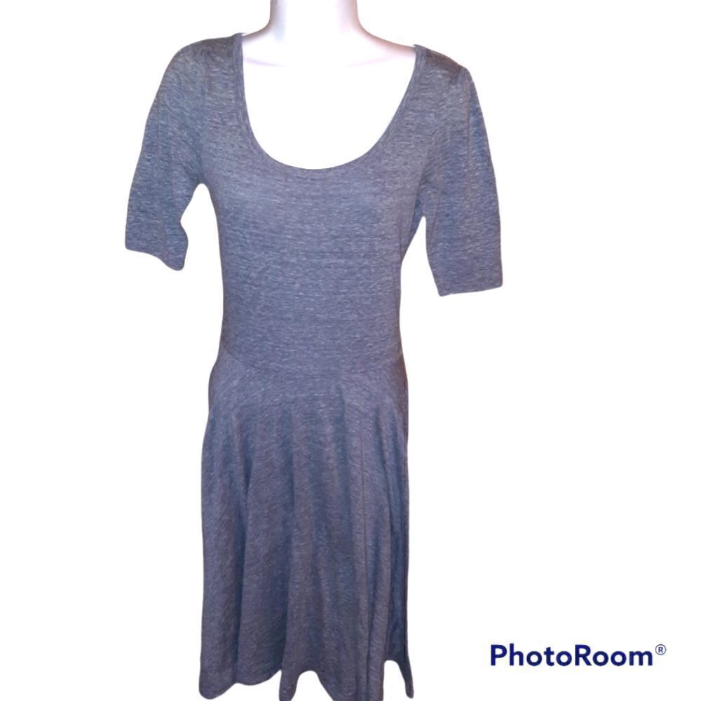 Gray Milkmaid Dress 